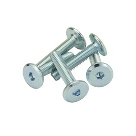M6 (6mm x 30mm) Furniture Joint Connector Bolts (Pack of 10)
