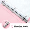 SKYDUE 1 Inch 3 Ring Binder with 8 Tab Dividers