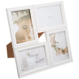 LADONNA Bridal Photo Frame L x 4 Size (W x H x D): 10.1 x 10.1 inches (25.6 x 25.6 cm), DF87-40