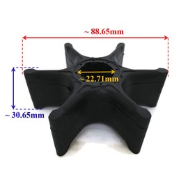 Boat Motor Water Pump Impeller 6E5-44352-00 6E5-44352-01 for Yamaha Outboard 115-300HP V4 V6 Sierra 18-3071 boat engine
