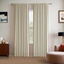 Cortinas Opacas para Recámara, 72 Pulgadas de Largo Juego de 2 Paneles, Cortinas de Bloqueo Solar y Calor con Gancho para Sistema de Riel, Pestaña Tra