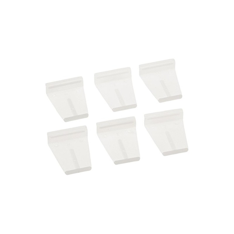 Prime-Line L 5525 Screen Lift Tabs, Universal, White Plastic (6
