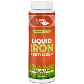 Bloom City's Organic Liquid Iron - Liquid Iron for Lawn - Chelated Iron for Plants, 1/2 Pint (8 oz)