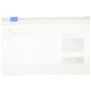System Polymer Slide Zipper Storage Bag, Transparent, S 6.3 x