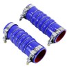 2PCS Silicone Upper Radiator Hoses with Clamps 2.5" ID Compatible