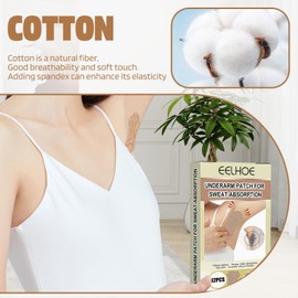 ziyue Underarm Sweat pads for Women Men, Disposable Absorbent Armpit Sweat Pads for Under Arms Clothing, Invisible Self-adhesive Arm Pit Anti Sweat Patches (100)