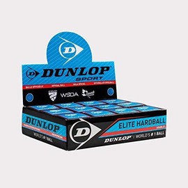 Dunlop Sports Hard Ball Wide Court Squash Ball, Box of 12