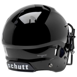 Schutt Sports Vengeance A11 Youth Football Helmet with Facemask, Football Gear and Accessories, Black, Large