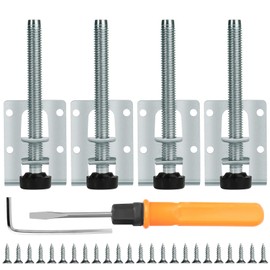 Pack of 4 Levelling Feet, Furniture Feet, Height-Adjustable Furniture Feet, Adjustable Feet, Base Feet, Heavy Duty, Cabinet Feet, Table Foot, Table Feet, Height Adjustable Feet for Tables, Shelves