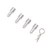 4Pcs RC Body Post Mount Stable High Strength Silver Rugged