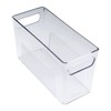 Copco Narrow Clear Bin, 10.5 x 4.5 x 6-Inch, for