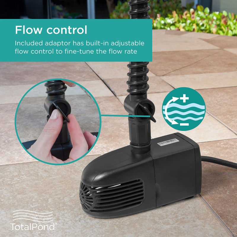 TotalPond 560 GPH Pond Pump, 3/4 in. ID tubing