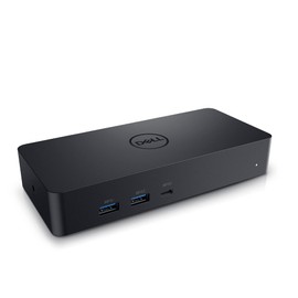 Dell Dell Universal Dock - D6000S, Equipped with USB-C/USB-A PowerShare Options, Connect Upto Three 4K Displays, LED Indicator, Black
