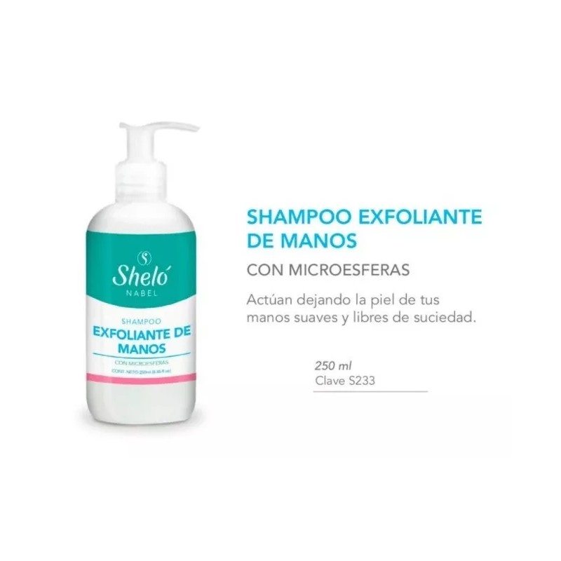 Sheló Nabel Tratamiento Para Manos De Coco: Shampoo Exfoliante Y