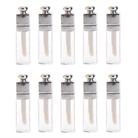 CRZQXOUR Empty Lip Gloss Tubes Containers Clear Refillable Lip Balm Bottles Transparent Mini Lipstick Containers for DIY Makeup Lip Gloss Makeup
