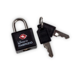 Fabrizio luggage lock TSA black/silver 4 cm