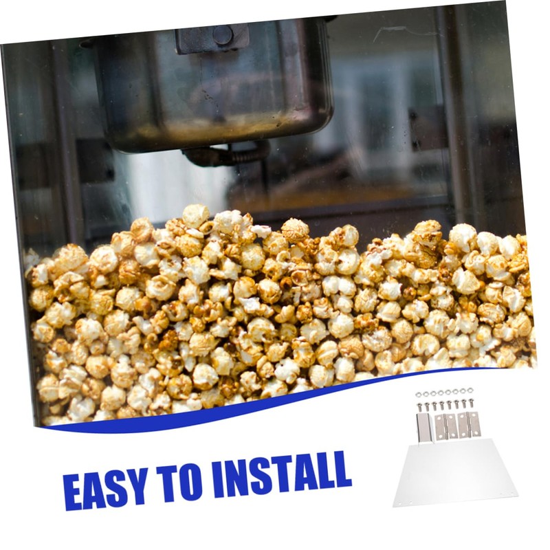 HOLIDYOYO 2pcs Popcorn Machine Door Panel Replacement Clear Protective Panel