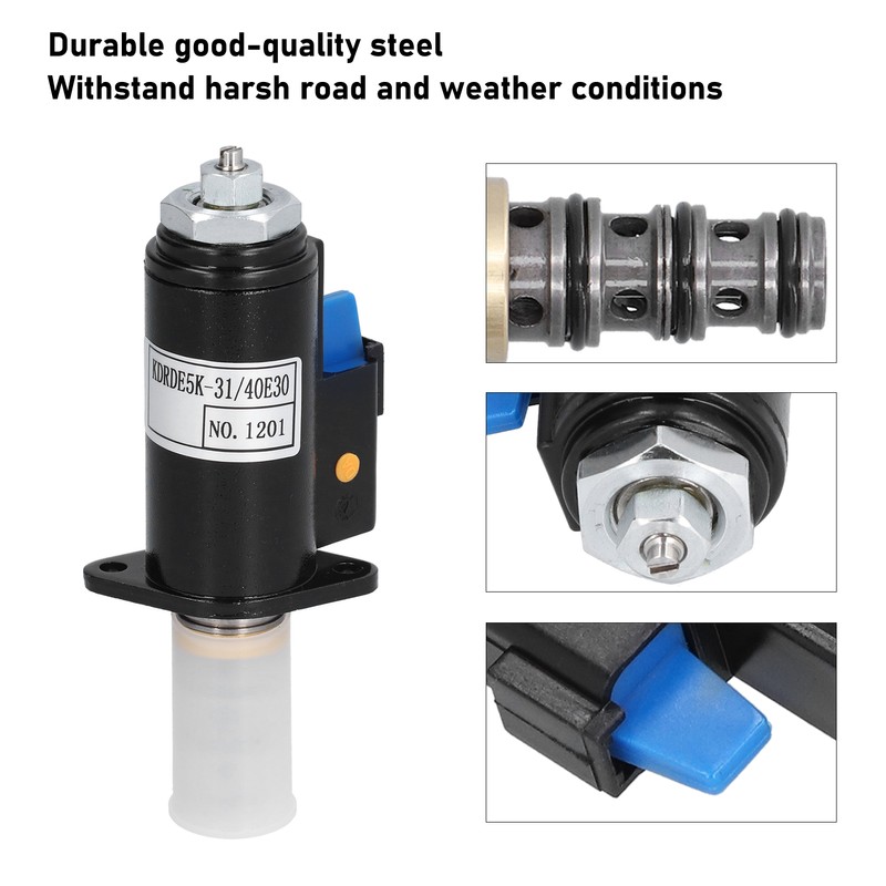 Solenoid Valve Electric Excavator Accessories for CAT 111‑9916 DC12V TOSD‑06‑005