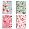 AIMALL 4-Pack Floral A5 Spiral Notebook, 5.71 x 8.27 Inch,
