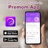 easy@Home Tiras de Embarazo, 40 hCG, Detección Temprana, App Premom