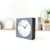 KATOMOKU Dual use clock 8 km-134GRRC Grey Radio Clock Continuous