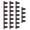 25Pcs Momentary Push Button Switch Self Locking Rectangle with Light