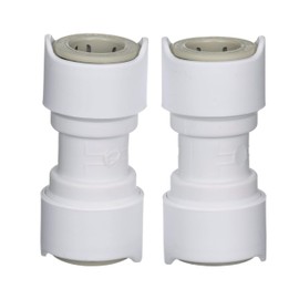 Whale WX1504 Quick-Connect 15mm Equal Straight, Double-Gripper Design, for Hot and Cold Water, Semi-Rigid Polyethylene
