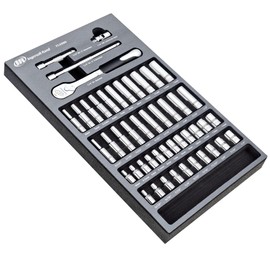 Ingersoll Rand 47 Pc. 1/4 in. Drive SAE/Metric Master Socket and Accessory Set- 752000