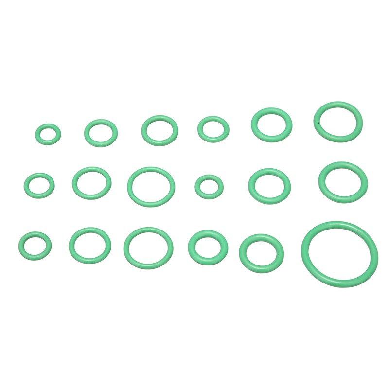 225pcs Car Air Conditioner Seal Ring Kit 18‑Compartment AC O