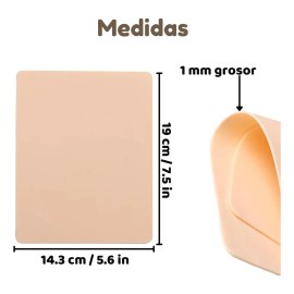 Set 12 Pzs Piel Falsa Sintética Silicona Practica Tatuaje F