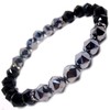 [Stone jewelry japan] Terahertz Mineral Black Onyx Star Cut 8mm