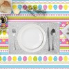 Czdtq Easter Table Cloth,Easter Table Decor Tablecloth,Easter Table Covers,Square Table