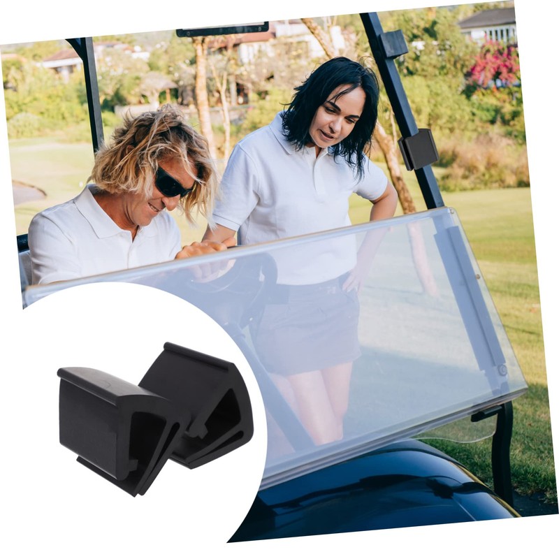 Kisangel 2 Pairs Golf Cart Windshield Retaining Clamps Replacement Fixing
