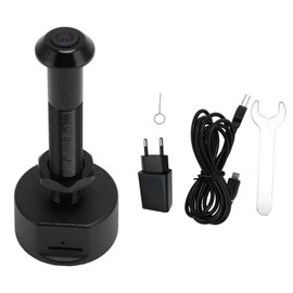 Peephole Camera 2MP Wide Angle 1.9mm Lens Motion Detection 2 Way Talk APP Control Wireless Door Viewer Camera 100‑240V EU Plug