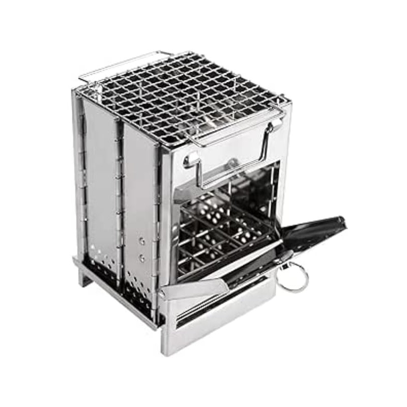 DWD Mini Folding Stove Stainless Steel 201 Grade with Carry