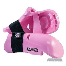 Pro Force Lightning Punches Karate Sparring Gloves (Pink, Medium (Knuckle Width: 3-3/8" - 3-5/8"))