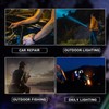 LED Bright Flashlight COB Work Light USB Rechargeable IPX4 Outdoor
