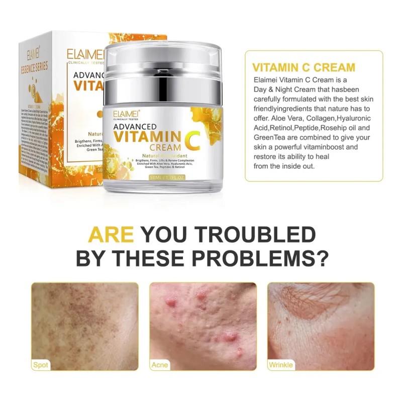 Crema Antienvejecimiento Reparación Colágeno Vitamina C