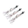 Bucht Squid Lure 5.5" Clear 3 Pack 14cm 22g Supervised
