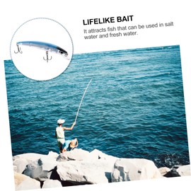 KOMBIUDA Bionic Simulation Fishing Bait Lifelike Minnow Lure Dazzling Reflection for Casting Freshwater Use and Break-Resistant Design