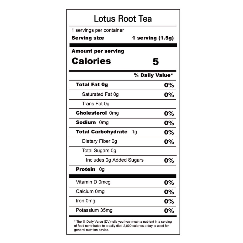 [GNTea] Vegan Lotus Root tea 30 teabags (pack of 1)
