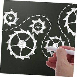 TEHAUX 15pcs Liquid Chalk Marker Pens Brush Erasable and Window Markers for Students and Office Use Smooth Writing Fast Drying Suitable