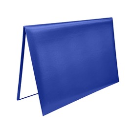Happy Secret Diploma Cover 8.5"x 11" Diploma Holder Graduation Certificate Holders Smooth Leather (Royal Blue)