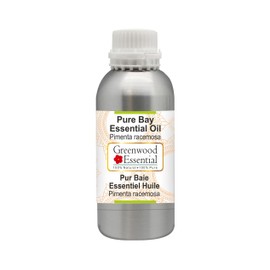 Greenwood Essential Pure Bay Essential Oil (Pimenta racemosa) Steam Distilled 630ml (21 oz)