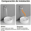 Tissting Extensión De Grifo Giratoria 360° Tubo Flexible 27cm Conector