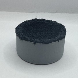 Luna's Ball Washer - Magnetic 3D Printed Golf Ball Washer Compact Portable Device for Quick Cleaning on Golf Balls, Magnetic Design for Easy Attachment:_Gray Single 