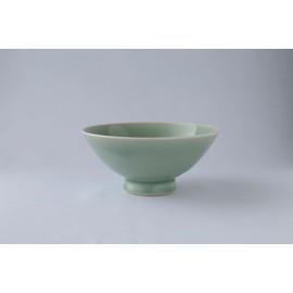 大堀 相馬 Burn 松永 Kiln Rice Bowl Celadon Color (Large) soma050201cb