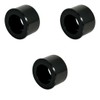 Plumbing Waste Reducer, 40mm to 32mm, Black Solvent Weld, Pack