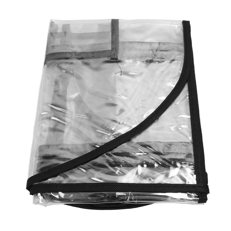 2pcs Garment Bags for Hanging Clothes Transparent Clothes PVC Dustproof