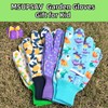 MSUPSAV 4 Pairs Kids Garden Gloves,Gardening Gloves Kid,Yard Work Gloves